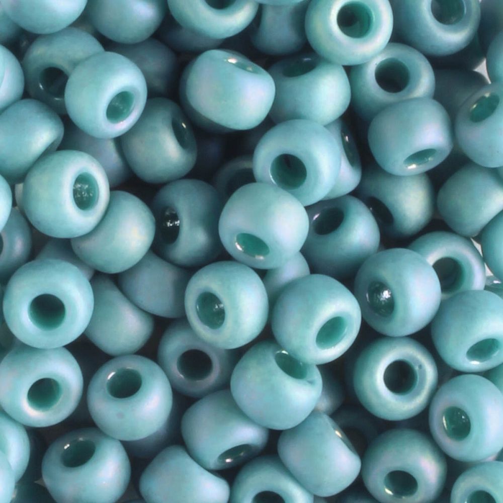 6-4702 Frost Opaque Glaze Rainbow Peacock
