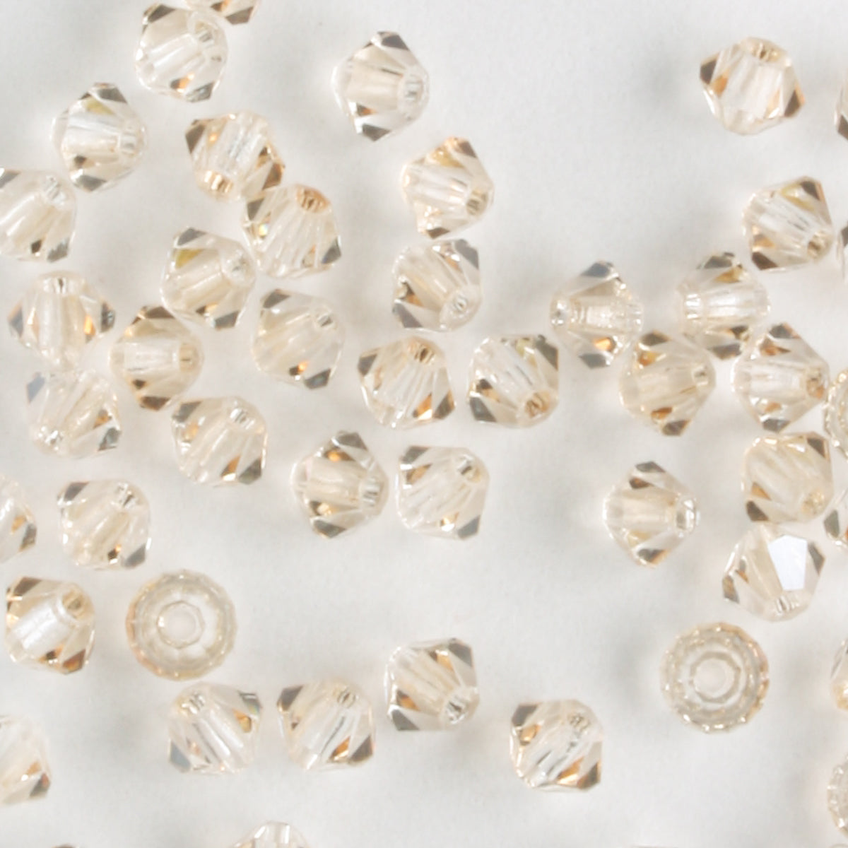 3mm Bicone Crystal Honey
