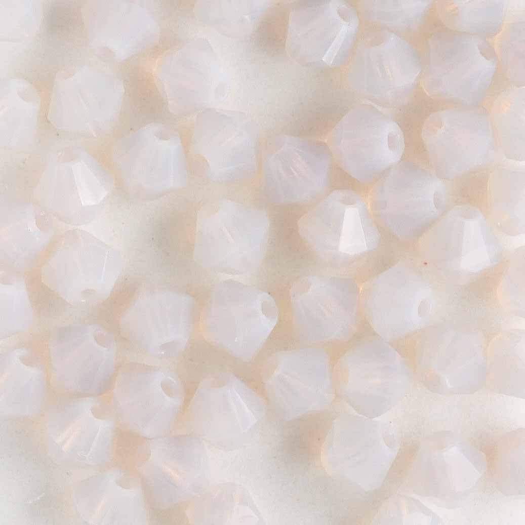 4mm Bicone Milky Light Amethyst