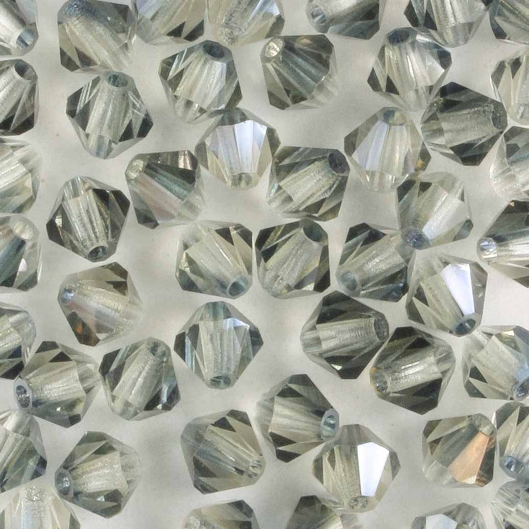 4mm Bicone Hematite Luster Jonquil