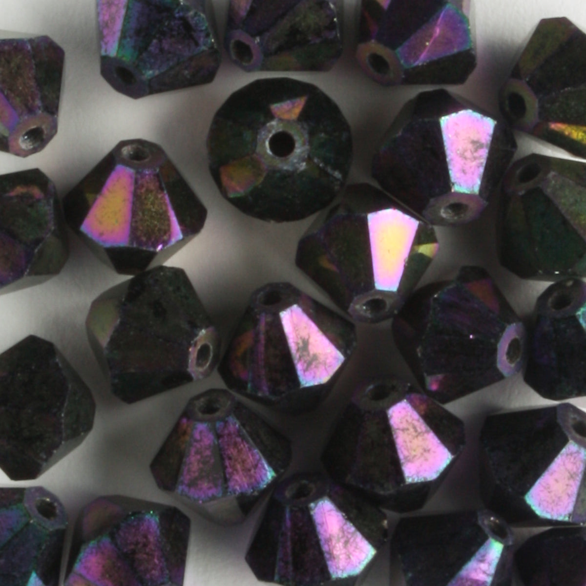 6mm Bicone Iris Purple