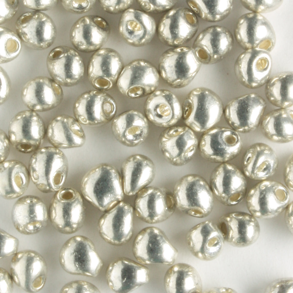Fringe Bead, Galvanized Silver
