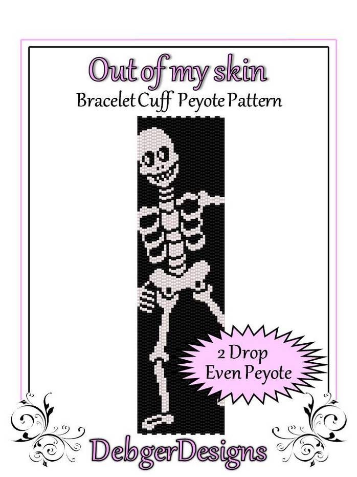 Out of My Skin Bracelet Pattern - PDF