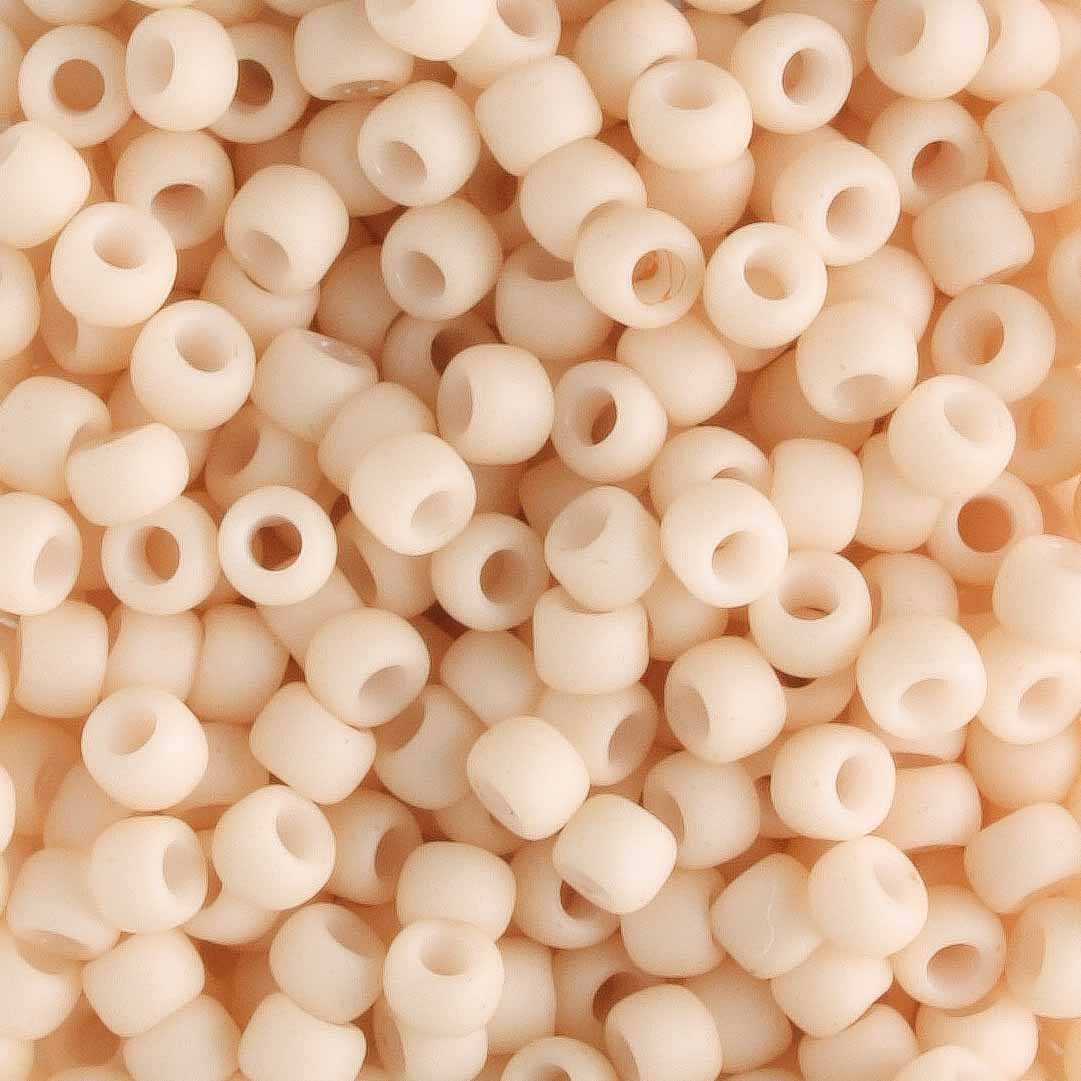 8/0 Opaque Pastel Frosted Apricot - 10 grams