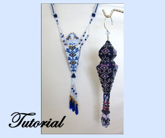 Egyptian Vase Necklace Pattern - PDF