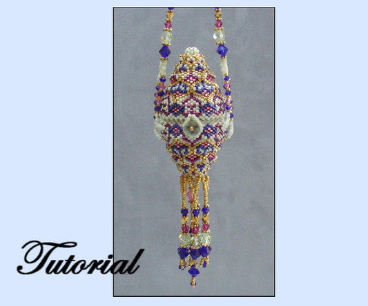 Jewel Cocoon Necklace Pattern - PDF