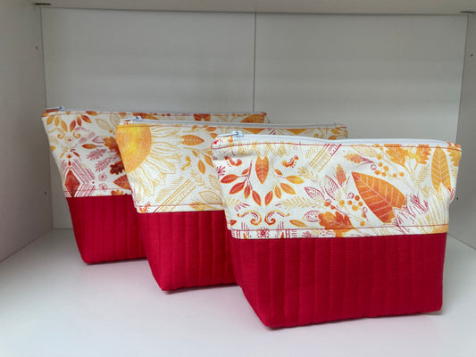 Set of 3 Nesting Zippered Pouches