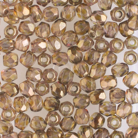 3mm Round Fire Polish Bronze