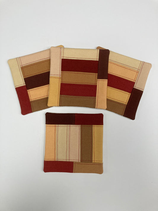 Canvas Coasters - Set of 4