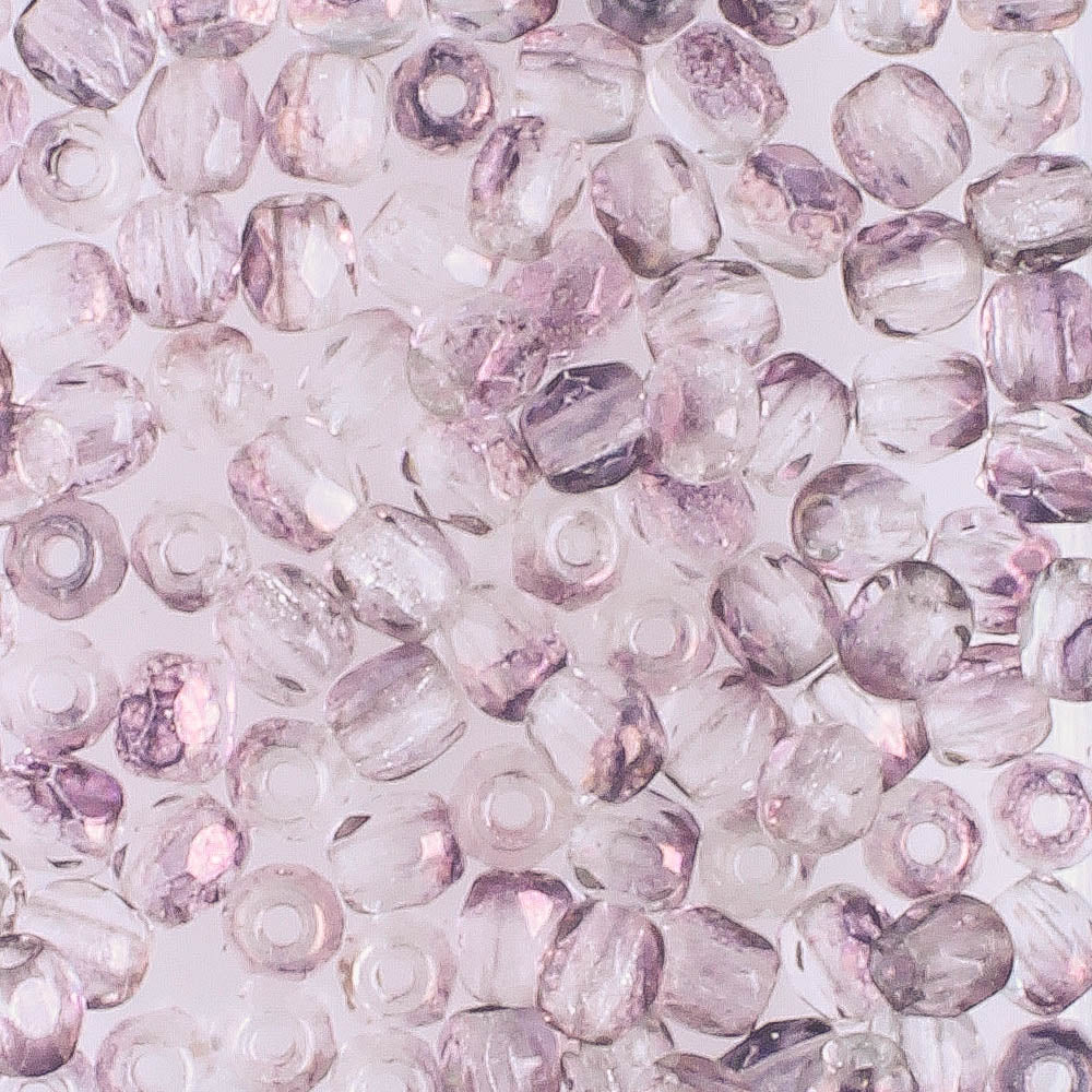 3mm Round Fire Polish Crystal/Purple