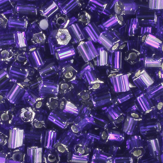 8/0 Hex S/L Cobalt - 10 grams