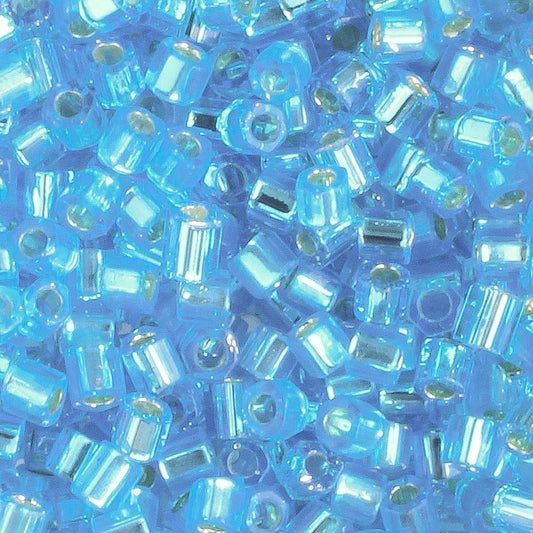 8/0 Hex S/L Turquoise - 10 grams