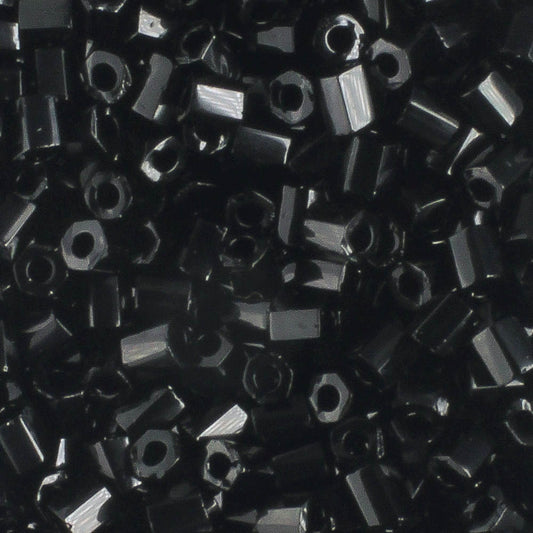8/0 Hex Black - 10 grams