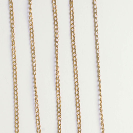 Antique Gold Chain - foot