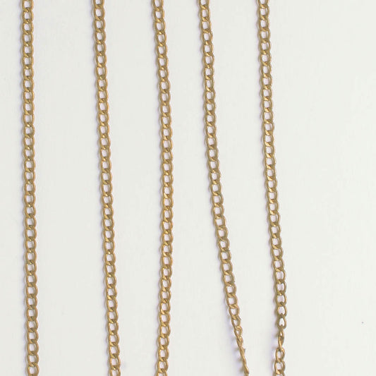 Antique Gold Chain - foot