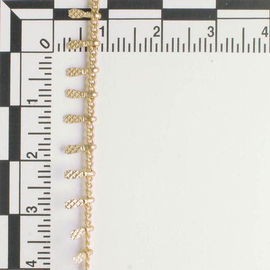 Matte Gold Chain - foot