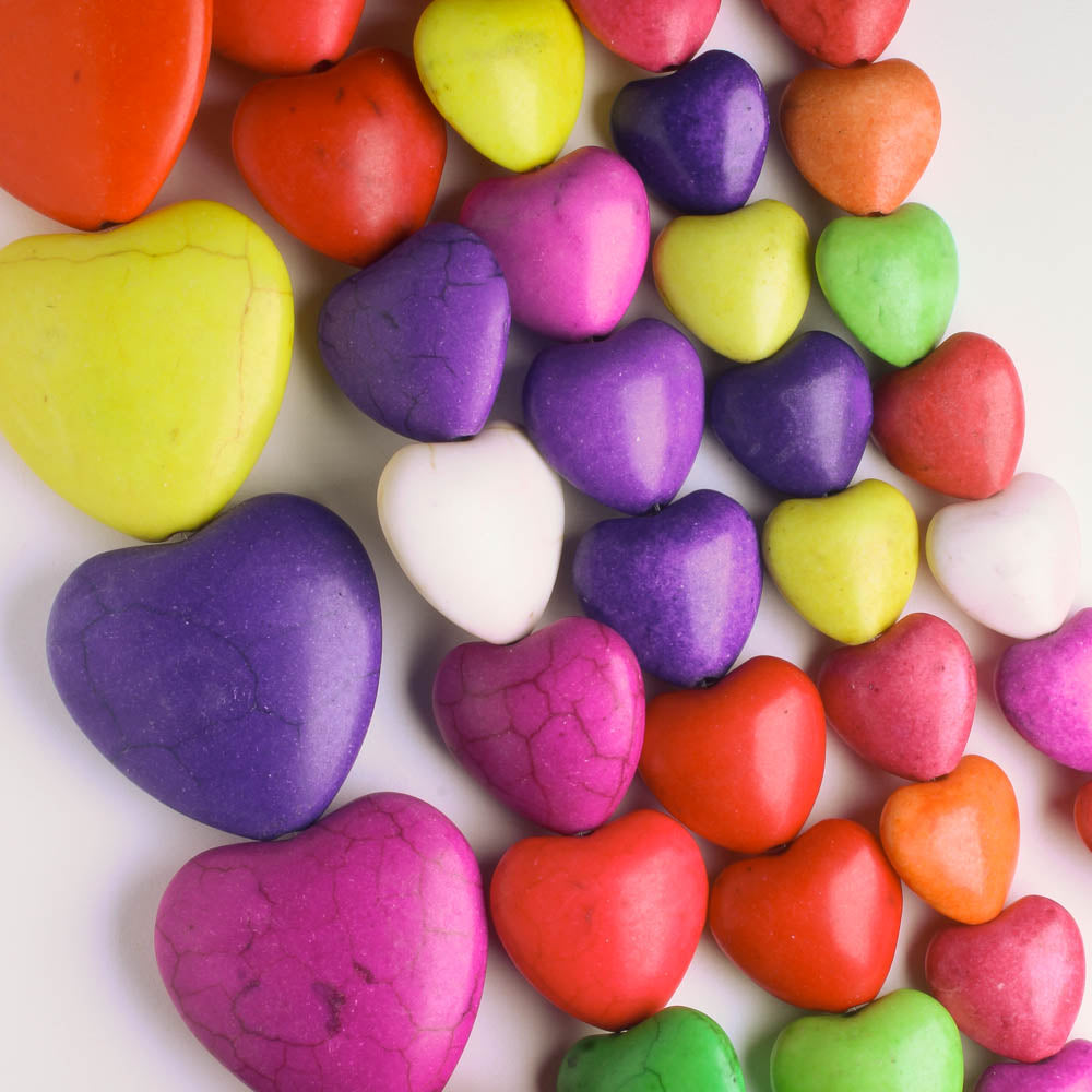 Dyed Howlite Beads