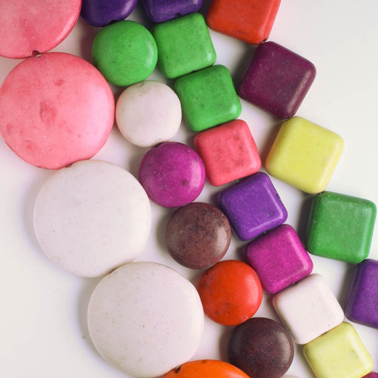 Dyed Howlite Beads