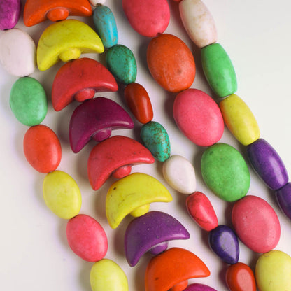 Dyed Howlite Beads