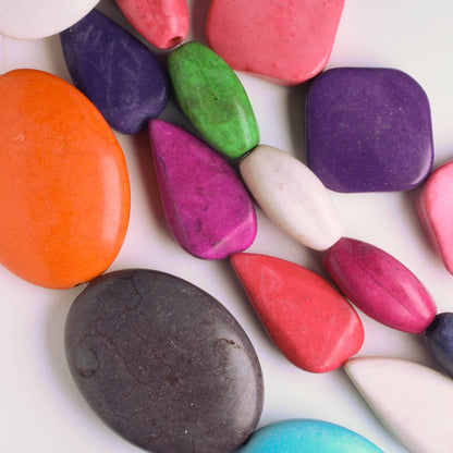 Dyed Howlite Beads