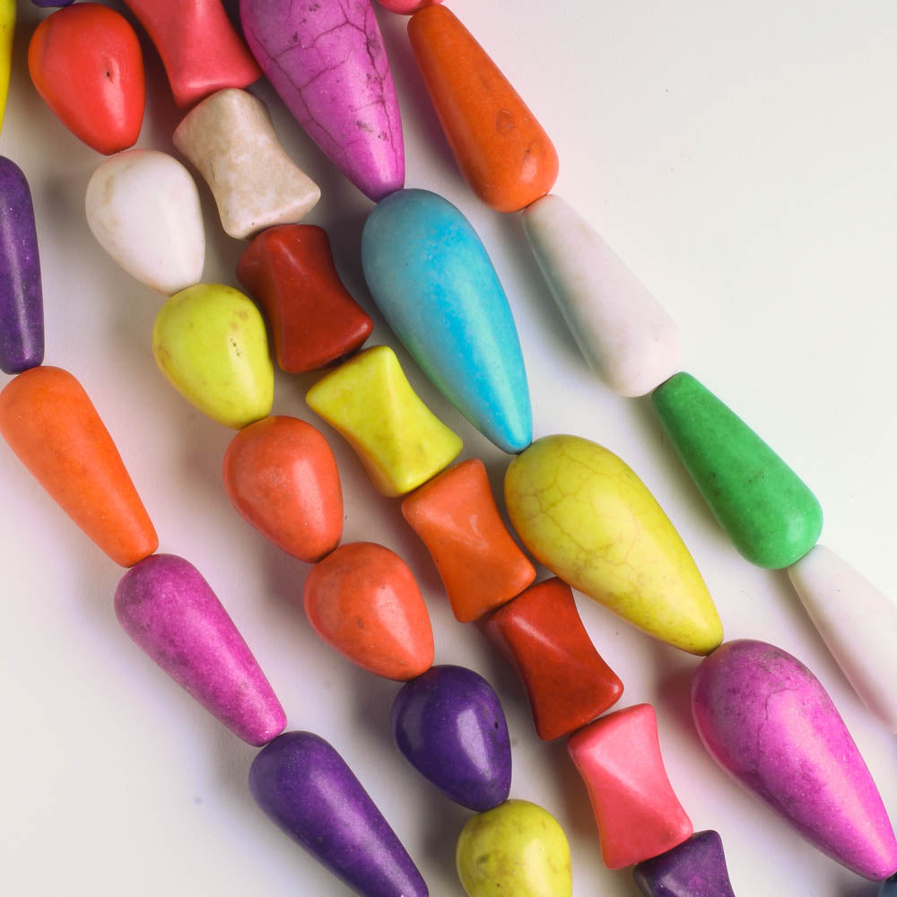 Dyed Howlite Beads