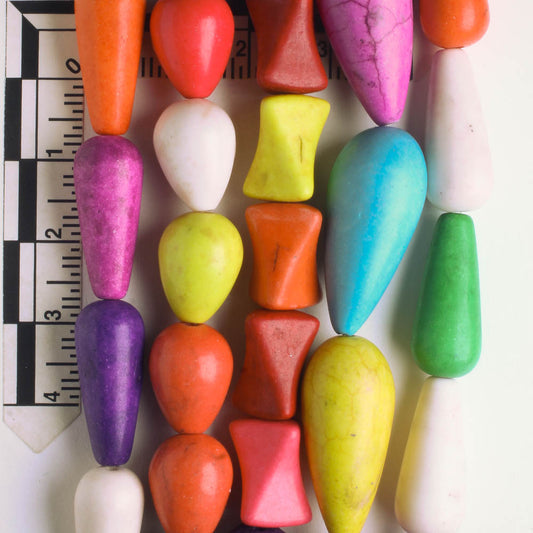 Dyed Howlite Beads
