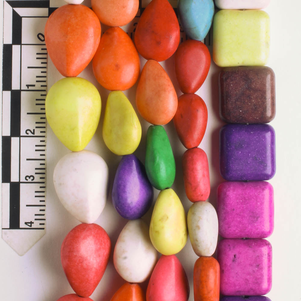 Dyed Howlite Beads