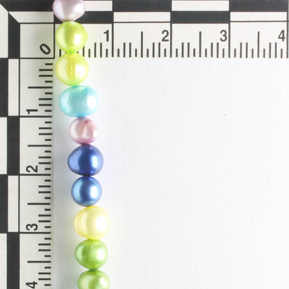 Freshwater Pearls - Dyed - 8" strand