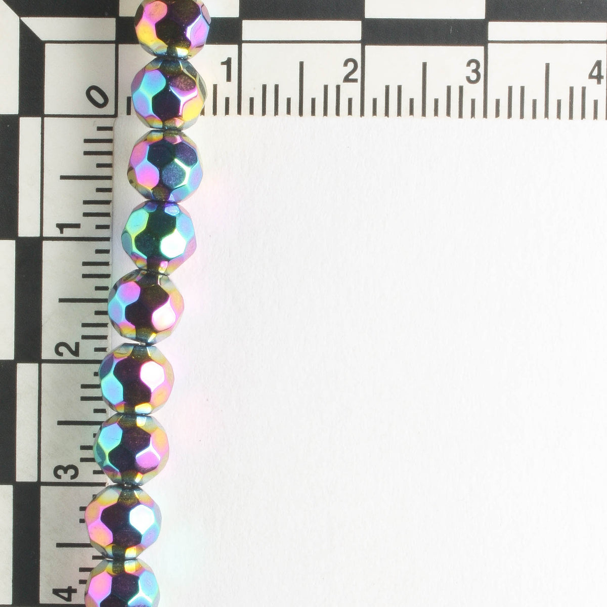 Chinese Crystal Rounds - 8" strand