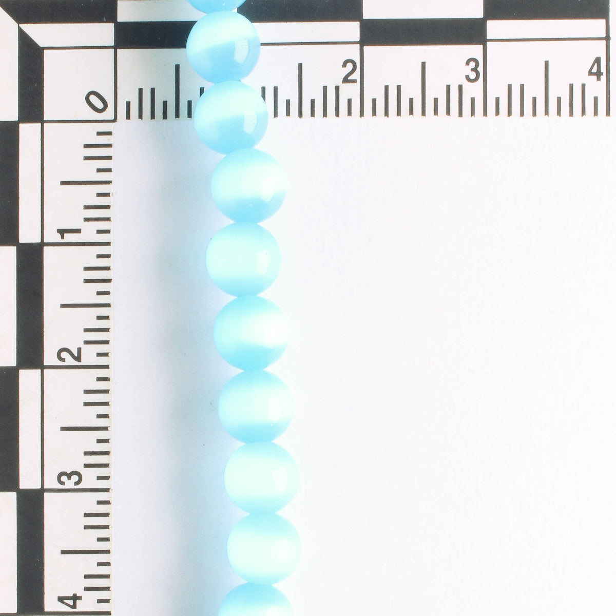6mm Cat's Eye Glass - 8" strand