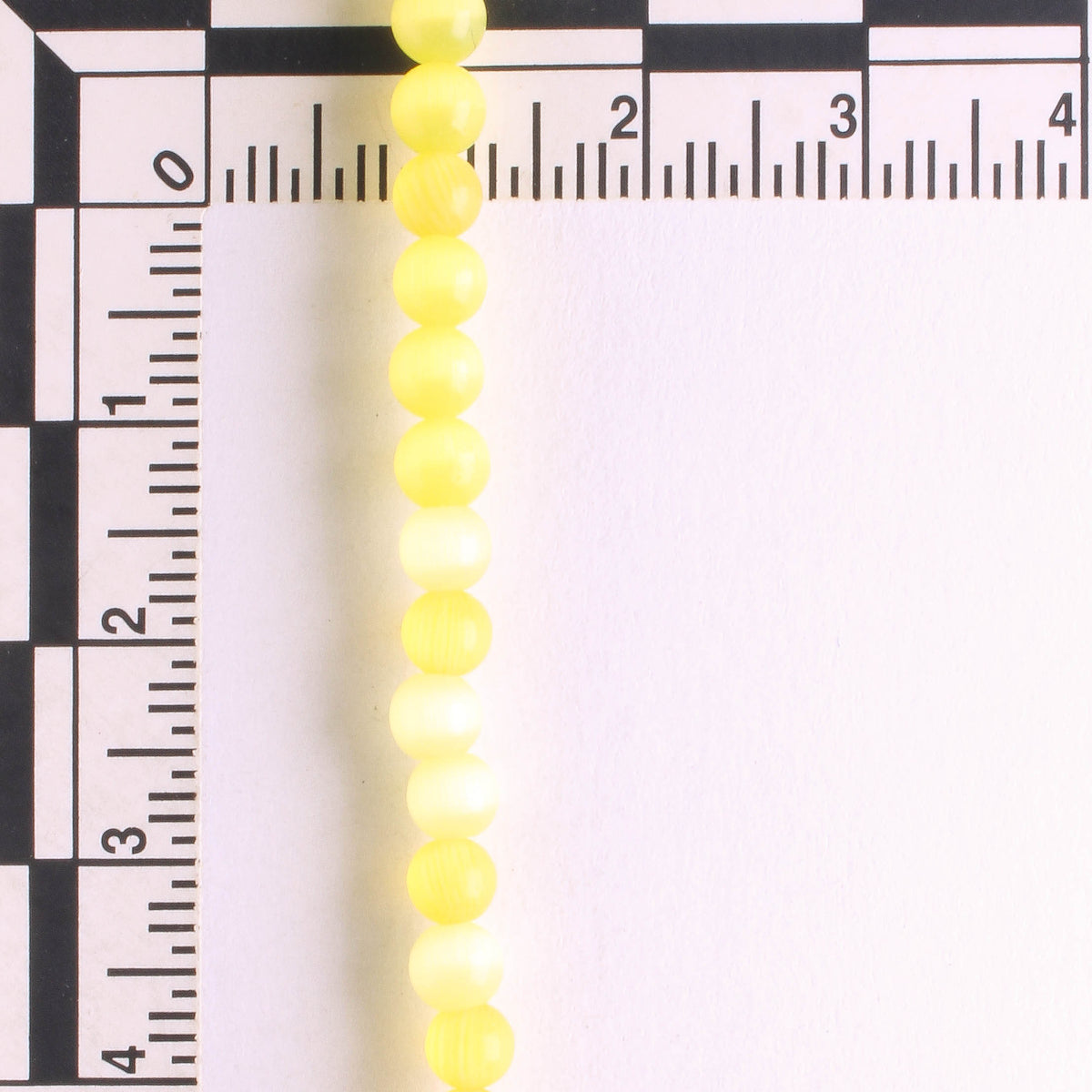4mm Cat's Eye Glass - 8" strand