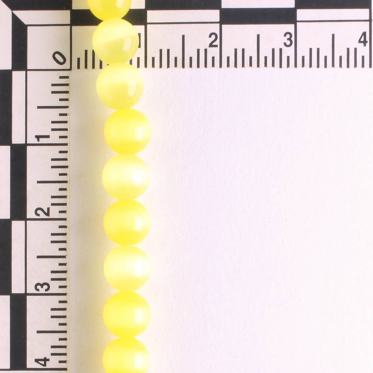 6mm Cat's Eye Glass - 8" strand