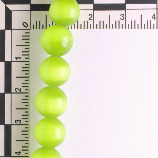 10mm Cat's Eye Glass - 8" strand