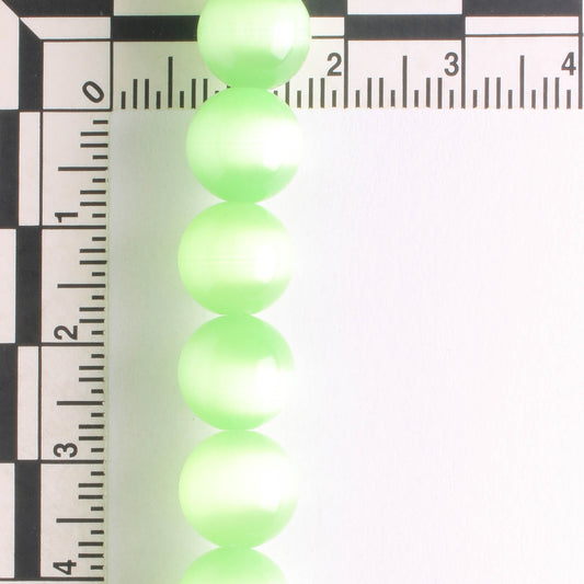 10mm Cat's Eye Glass - 8" strand
