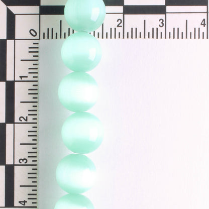 10mm Cat's Eye Glass - 8" strand