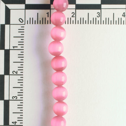 6mm Cat's Eye Glass - 8" strand