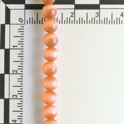 6mm Cat's Eye Glass - 8" strand