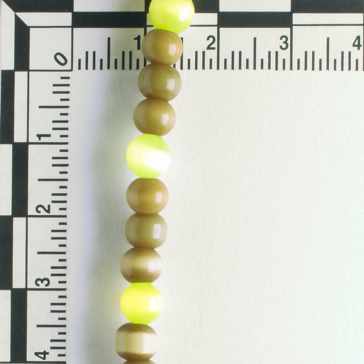 6mm Cat's Eye Glass - 8" strand