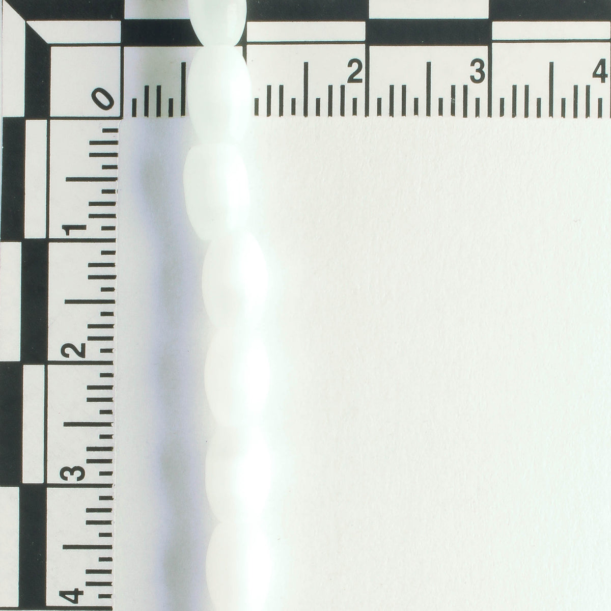 7mm x 5mm Cat's Eye Glass - 8" strand