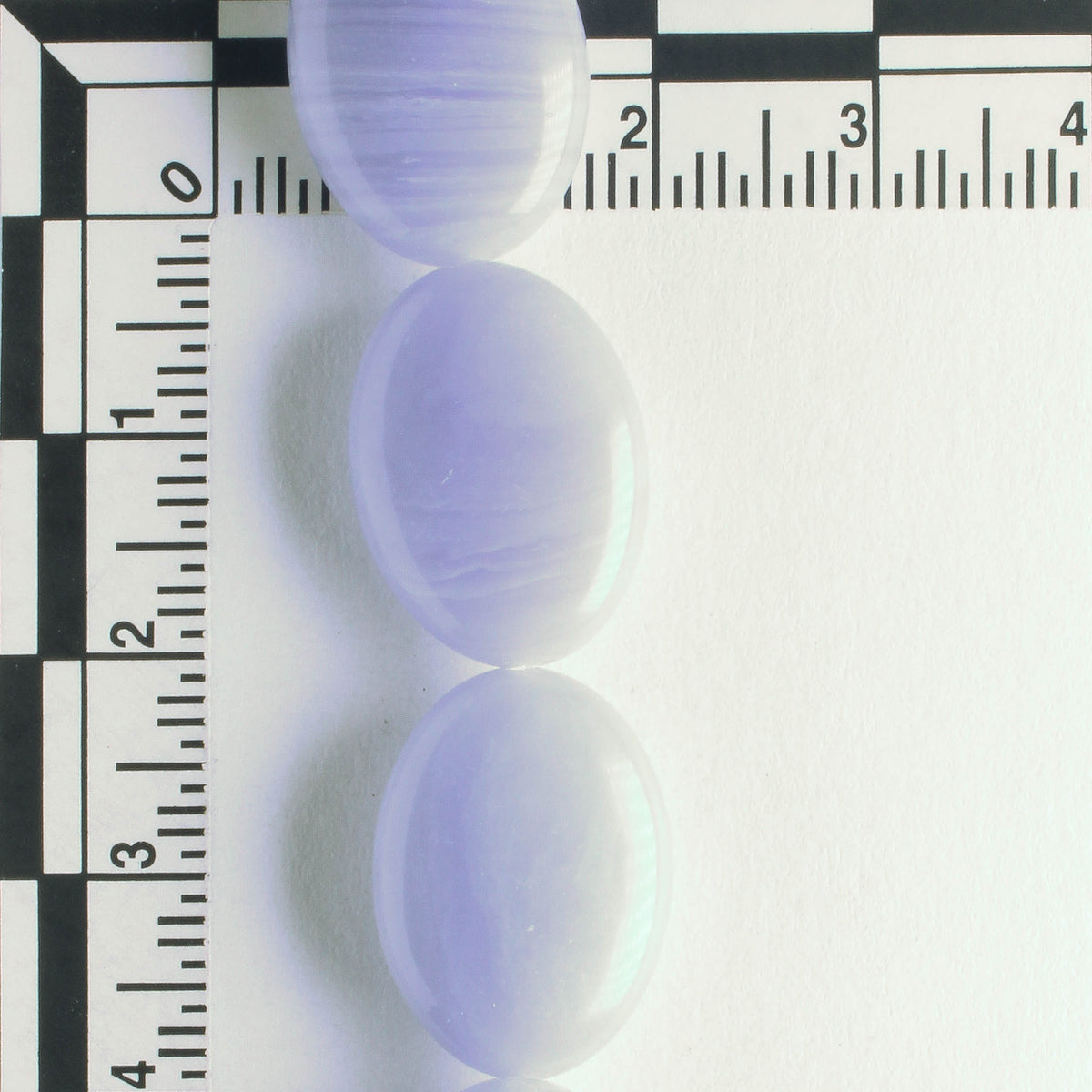 Imitation Blue Lace Agate - 8" strand