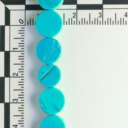 Chalk Turquoise - 8" strand