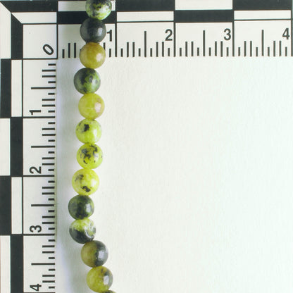 Yellow Chalk Turquoise, Dyed - 8" strand