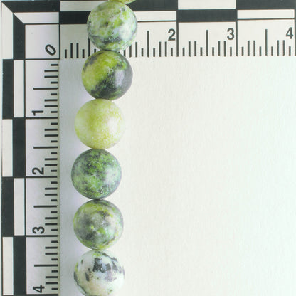 Yellow Chalk Turquoise, Dyed - 8" strand