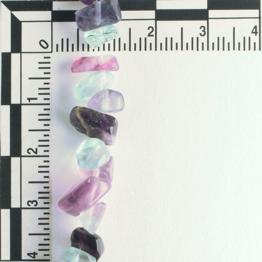 Rainbow Flourite - 8" strand