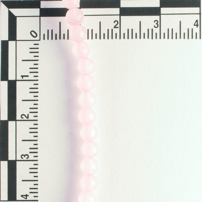Rose Quartz, Dyed - 8" strand