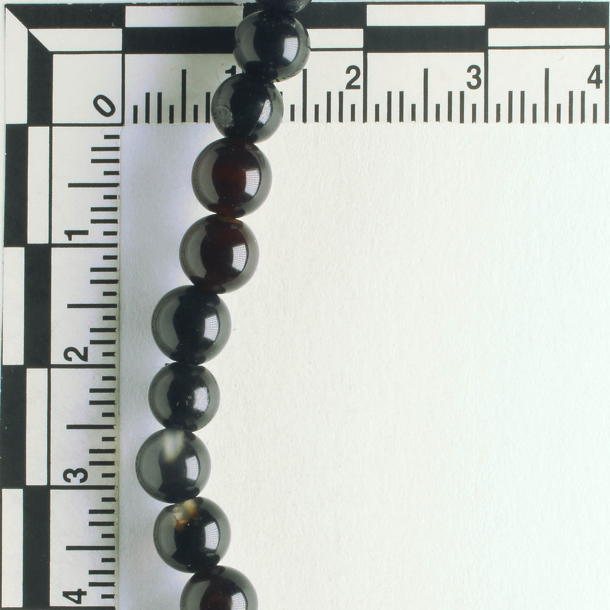Black Agate, Dyed - 8" strand