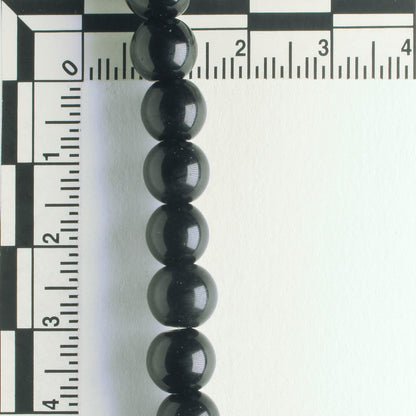 Black Obsidian - 8" strand