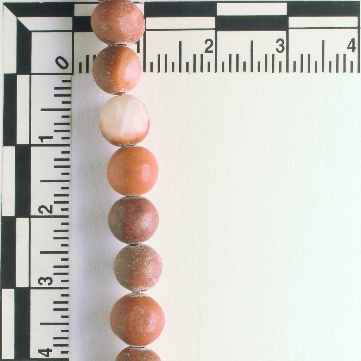 Red Italian "Onyx" - 8" strand