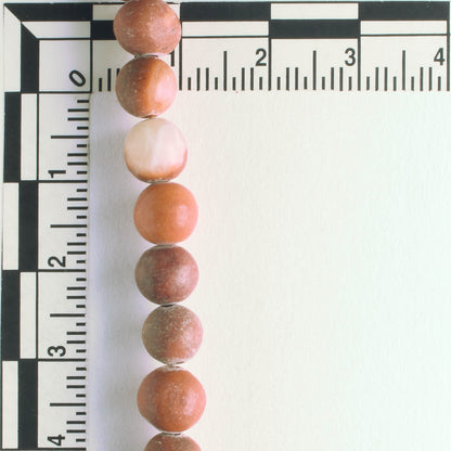 Red Italian "Onyx" - 8" strand