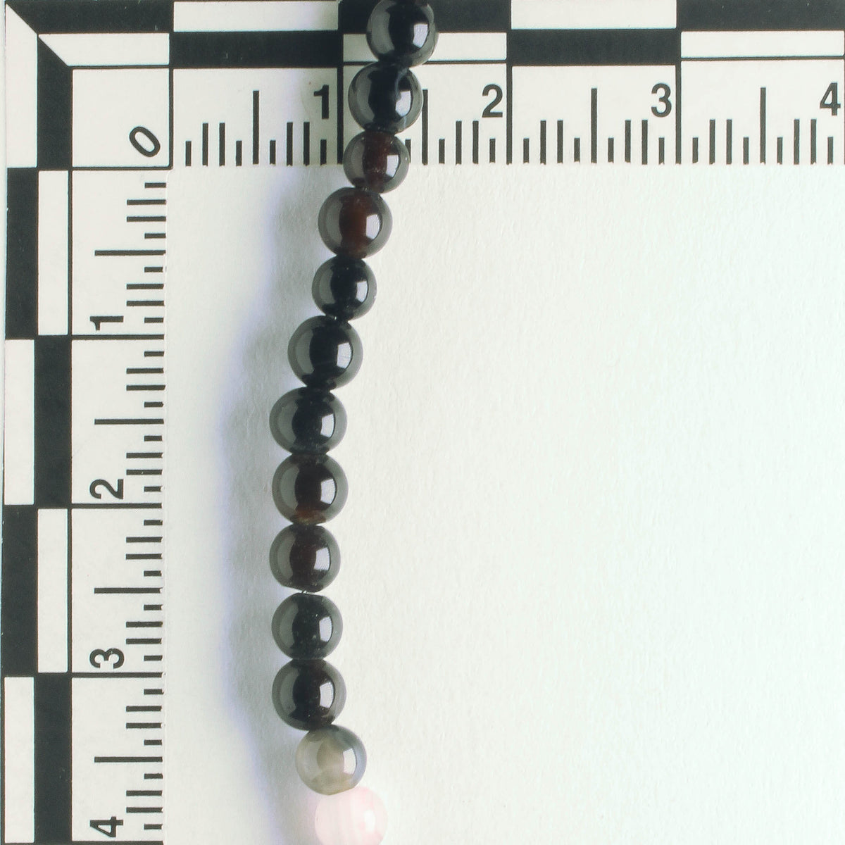 Black Agate, Dyed - 8" strand